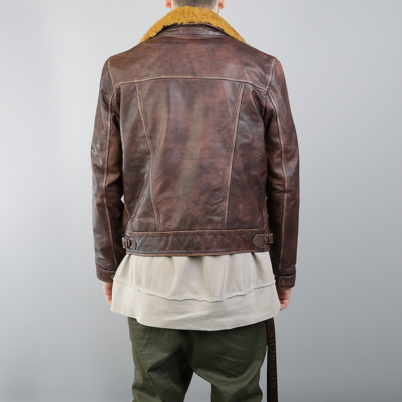 мужская коричневая куртка Lee Storm Jacket L919DDBX - цена, описание, фото 4